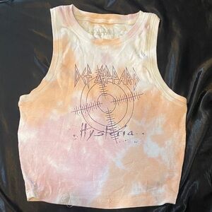 Def Leppard Women's Tie-Dye Tank Top